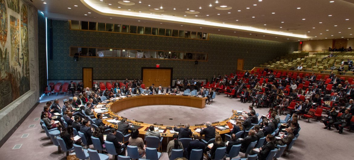 The Security Council discusses the situation in Ukraine. File photo.