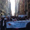 مسيرة من أجل المساواة بين الجنسين في يوم المرأة العالمي في نيويورك. المصدر: الأمم المتحدة / رادميلا سليمانوفا