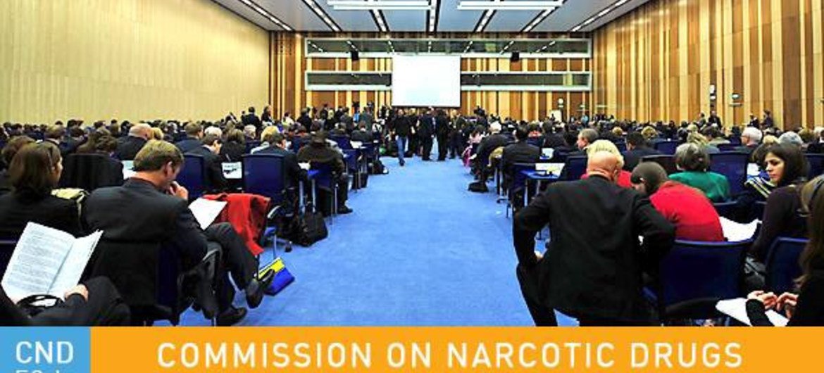 Opening of the 58th Session of the Commission on Narcotic Drugs (CND) in Vienna Austria.