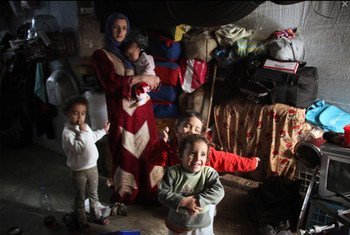 In Syria, UNRWA temporary collective shelters house 12,697 of the most vulnerable Palestinian refugees and Syrians, including female-headed households.