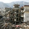 四川省汶山2008年地震后的景象。世界银行资料图片/Wu Zhiyi