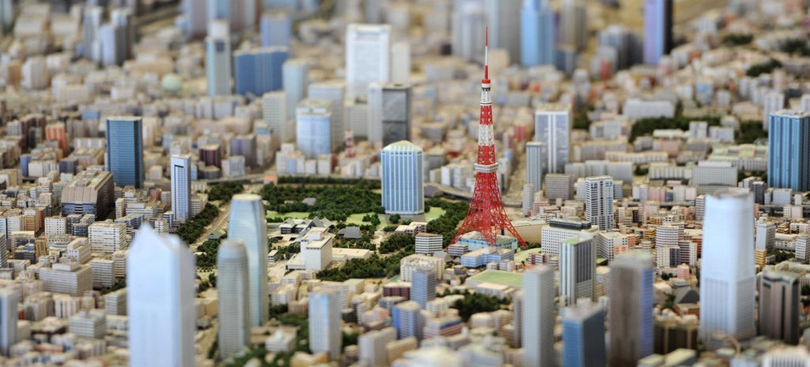 La ville de Tokyo en miniature pour aider se préparer aux risques de catastrophes.