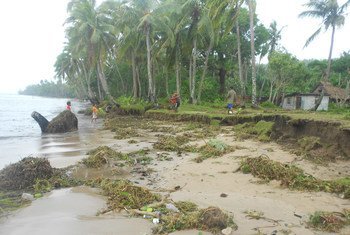 Zona costera en Vanuatu. Foto de archivo: OCHA