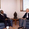 Lee Kuan Yew y Kofi Annan en febrero de 2000. Foto: ONU/Eskinder Debebe