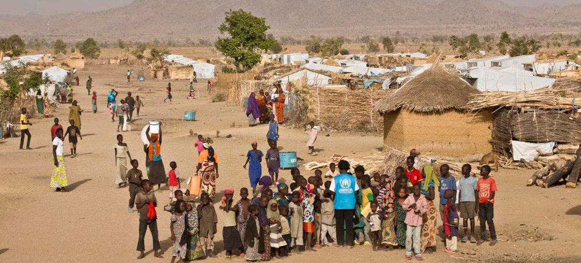 Le camp de Minawao, au Cameroun, accueille des dizaines de milliers de réfugiés nigérians, qui ont fui les violences dans leur pays. Photo HCR