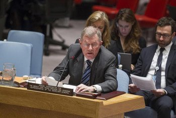 Outgoing Special Coordinator for the Middle East Peace Process Robert Serry delivers his final briefing to the Security Council.
