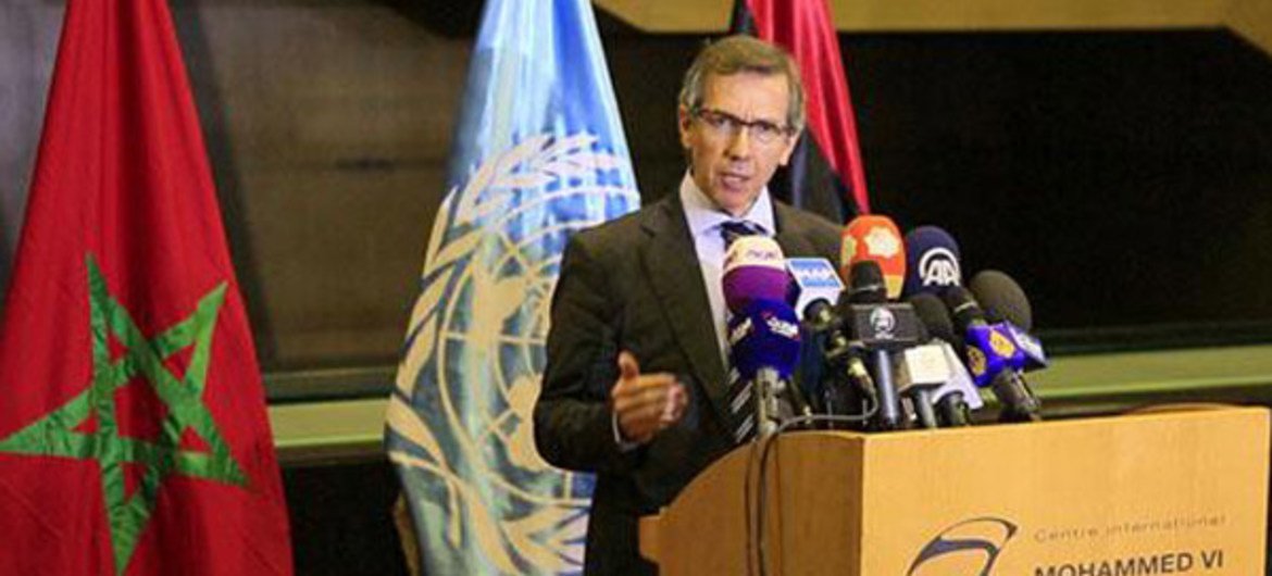 联合国秘书长利比亚问题特别代表兼联利支助团负责人莱昂//UNSMIL