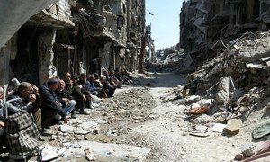 UNRWA extremely concerned about the safety and protection of Syrian and Palestinian civilians in the Palestinian refugee camp of Yarmouk in Damascus, Syria.