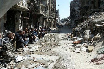 L'UNRWA est inquiète pour la sécurité des civils se trouvant dans le camp de Yarmouk, à Damas, en Syrie. Photo UNRWA/Walla Masoud