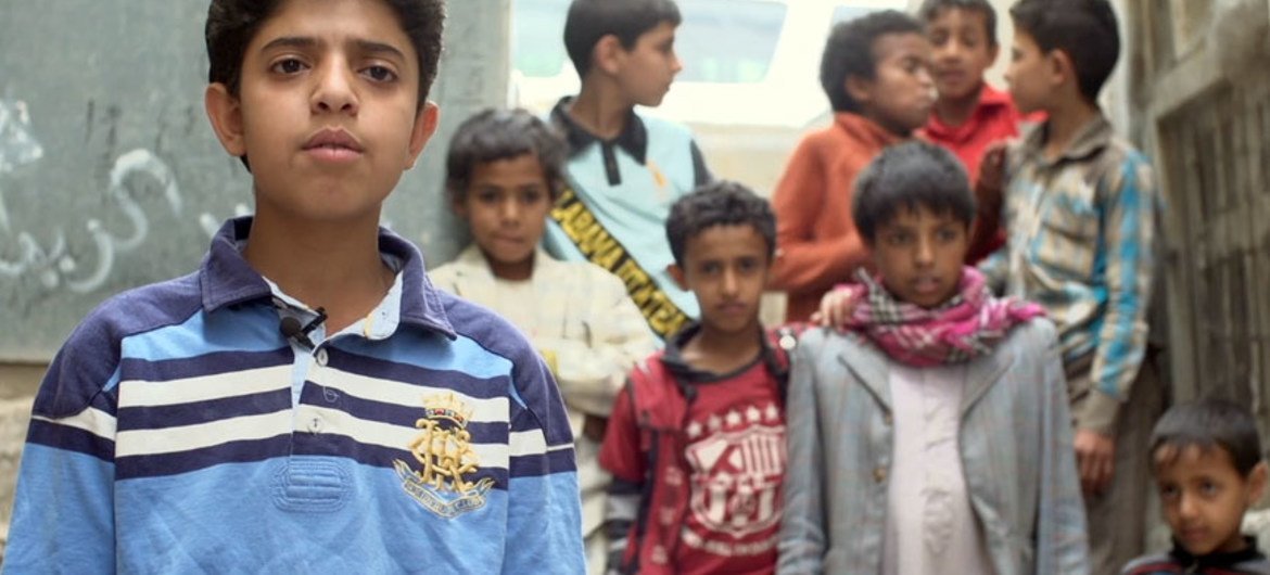 也门日益增加的暴力正在对儿童造成难以承受的影响。儿基会照片