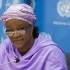 Special Representative on Sexual Violence in Conflict, Zainab Bangura, briefs journalists.