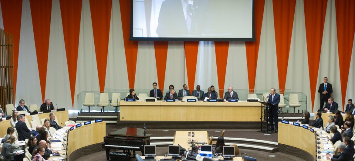 El ECOSOC convocó una reunión especial para conmemorar el 20 Aniversario de la Cumbra Mundial sobre el Desarrollo Social. Foto: ONU/Loey Felipe