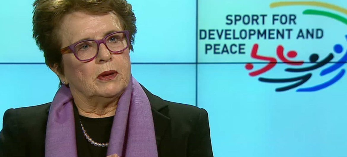 Billie Jean King, former world No.1 tennis player and advocate for gender equality.