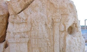 Cultural heritage at the site of Palmyra, Syria.