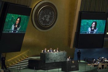 Débat de l'Assemblée générale des Nations Unies sur la promotion de la tolérance. Photo ONU/Eskinder Debebe