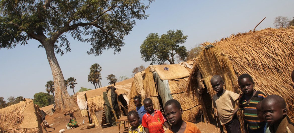 中非共和国流离失所营地一览。人道协调厅图片/Gemma Cortes