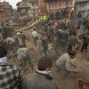地震给尼泊尔造成巨大损失。联合国开发计划署/Laxmi Prasad Ngakhusi