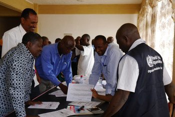 WHO preparing for the week-long measles vaccination campaign in Liberia starting 9 May 2015.