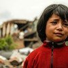 Niña afectada pr el terremoto en Nepal. Foto: UNICEF/Anthony