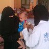 世界卫生组织援助人员向民众提供医疗服务 世界卫生组织也门办事处图片