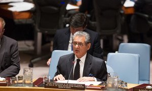 Special Representative and Head of the United Nations Interim Administration Mission in Kosovo (UNMIK) Farid Zarif briefs the Security Council.
