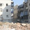 Destruction in Salah Ed Din neighbourhood, Syria.