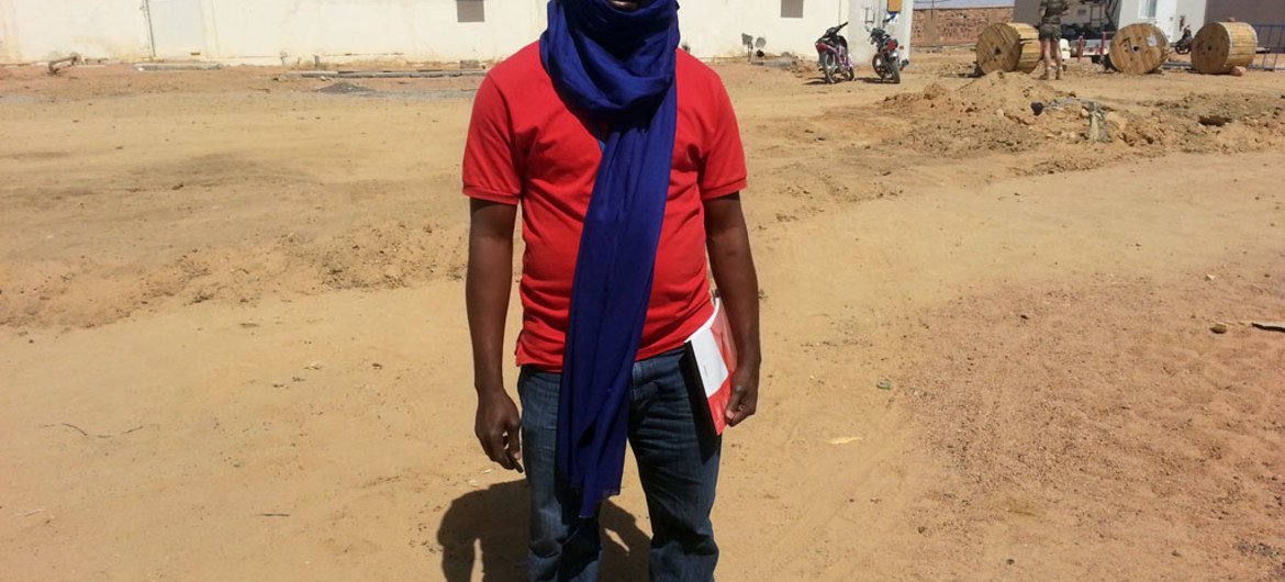 UN Volunteer Joseph Agbor Effim was deployed in Kidal, in Northern Mali, in 2014.
