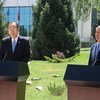 Пан Ги Мун с президентом Кыргызстана А. Атамбаевым в Бишкеке. Фото  ООН