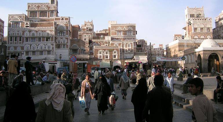 The Old City of Sana’a, Yemen. 