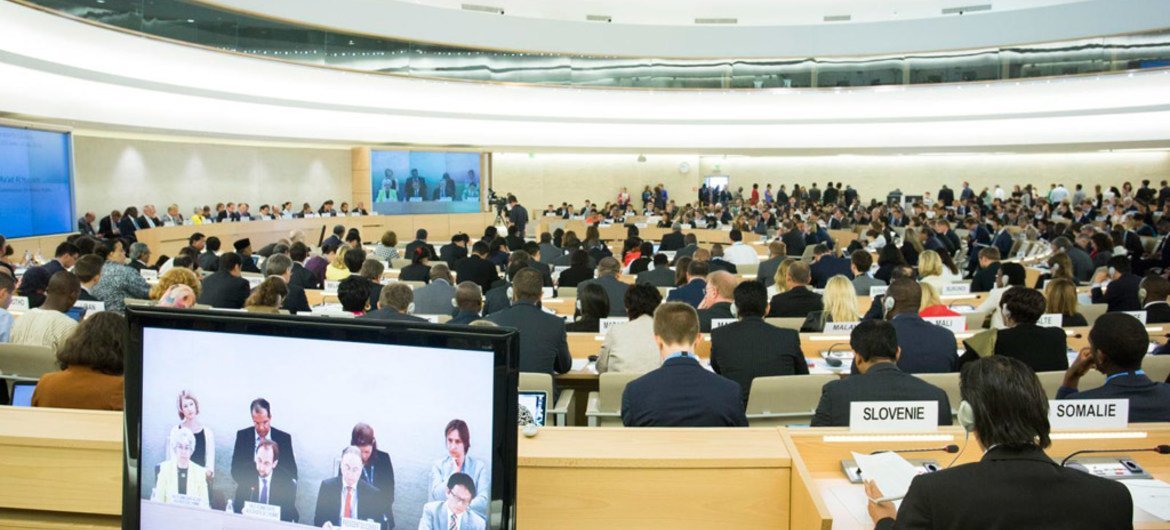 Cессия Совета по правам человека. Фото ООН