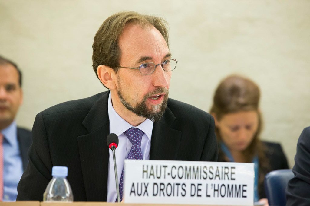 High Commissioner for Human Rights Zeid Ra’ad Al Hussein.