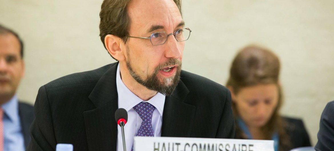 High Commissioner for Human Rights Zeid Ra’ad Al Hussein.