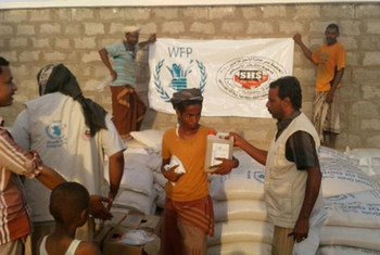El PMA está distribuyendo alimentos en Yemen. Foto: PMA