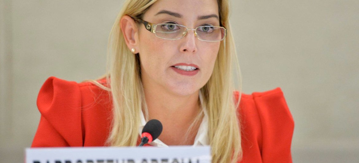 Special Rapporteur on the independence of judges and lawyer Gabriela Knaul.