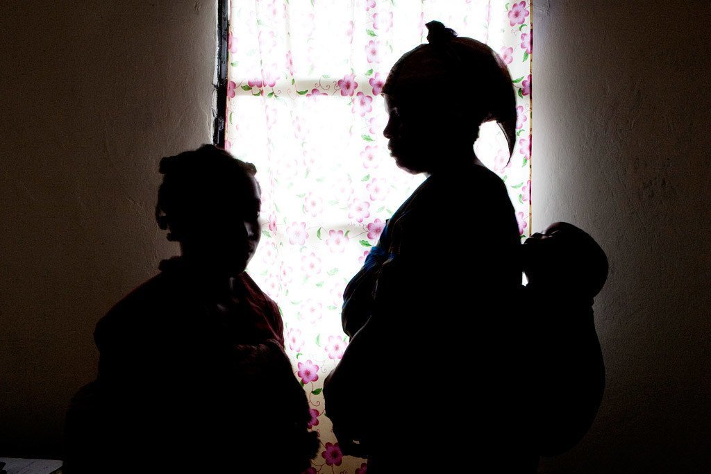 Des victimes dans de violences sexuelles dans un refuge à Goma, en République démocratique du Congo.