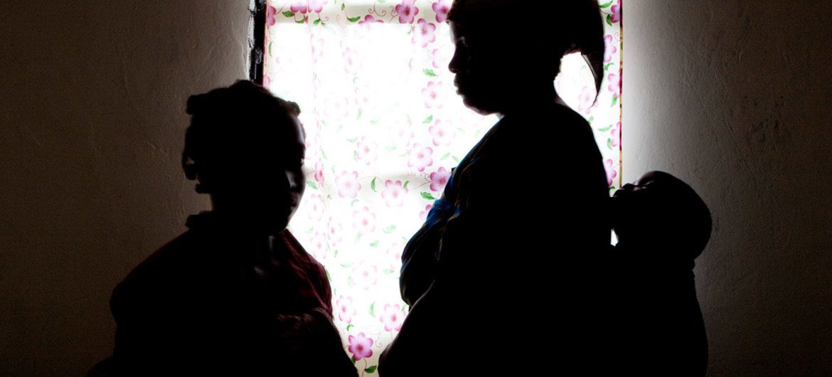 Victims of sexual violence at a shelter in Goma, Democratic Republic of the Congo.