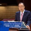 Secretary-General Ban Ki-moon addresses to the Parliamentary Assembly of the Council of Europe.