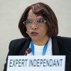L'experte indépendante pour la situation des droits de l'homme en République centrafricaine (RCA), Marie-Thérèse Keita Bocoum.