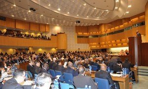 Delegates at the opening of the Third International Conference on Financing for Development, in Addis Ababa.