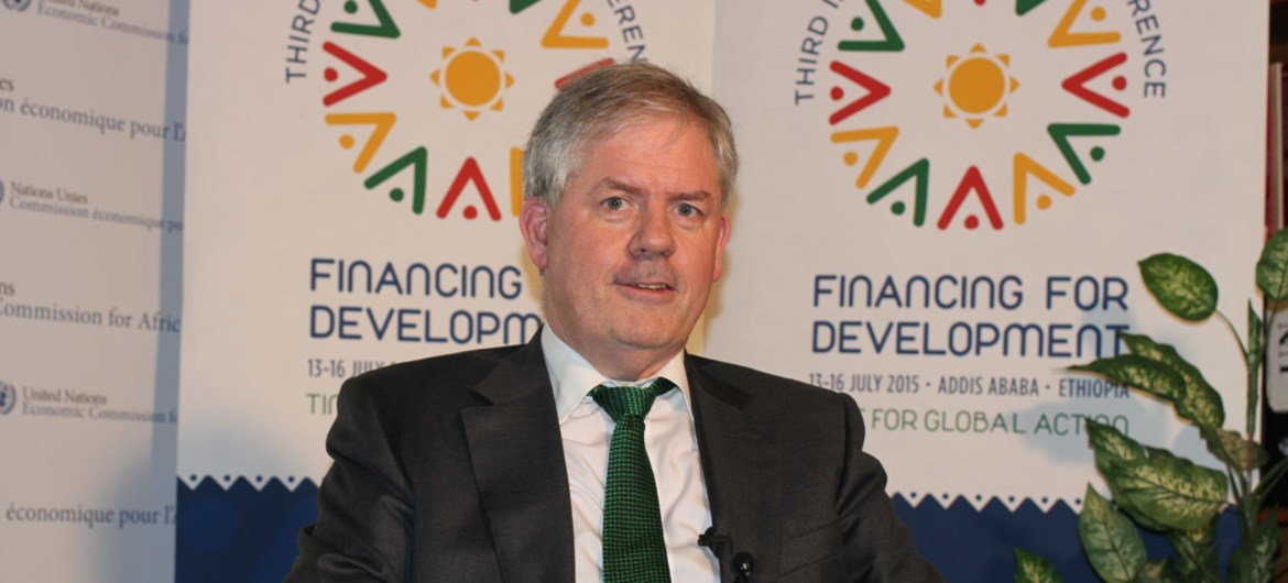 Sean Nolan, Deputy Director of the Strategic Policy and Review Department at the International Monetary Fund, in Addis Ababa.