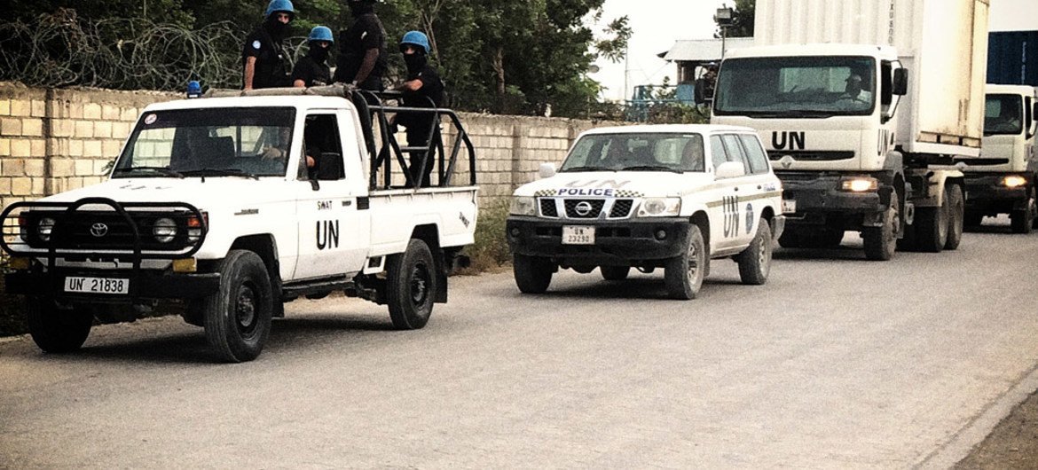 Peacekeepers with the UN Stabilization Mission in Haiti (MINUSTAH), escort non sensitive electoral material from Haiti’s capital, Port au Prince, to all regions around the country ahead of the August 2015 elections.