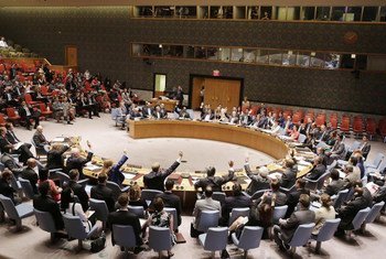 The Security Council unanimously adopts resolution establishing a monitoring system for Iran’s nuclear programme.