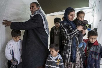 Familias de refugiados sirios en Turquía. Foto de archivo: ACNURR/I. Prickett