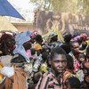 粮食计划署向中非共和国民众提供援粮。粮食计划署图片/Daouda Guirou