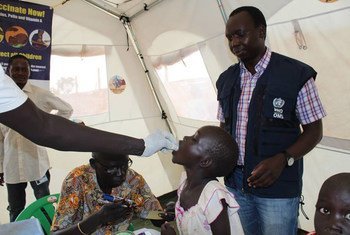 WHO is supporting oral cholera vaccination campaigns in South Sudan as part of the efforts to prevent a potentially large-scale outbreak.
