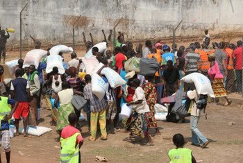 Distribucion de ayuda en la Republica Centroafricana Foto:OCHA
