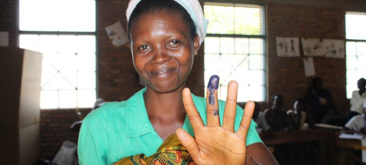 انتخابات بوروندي في 21 يوليو تموز 2015. المصدر: بعثة الأمم المتحدة  لمراقبة الانتخابات في بوروندي