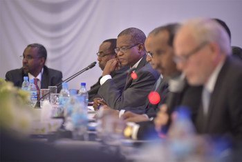 Participants at the High Level Partnership Forum in Mogadishu, Somalia.