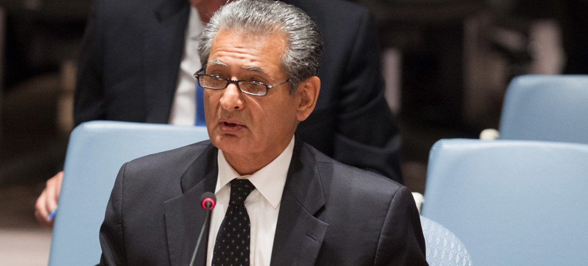 秘书长利比亚事务特别代表扎里夫。联合国图片/Loey Felipe