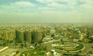 Vue aérienne de Bagdad, en Iraq. Photo MANUI